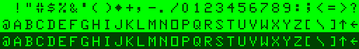 TRS-80 system font